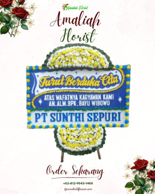 Papan Bunga Duka di Taganombak