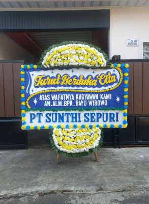 Papan Bunga Duka di Taganombak
